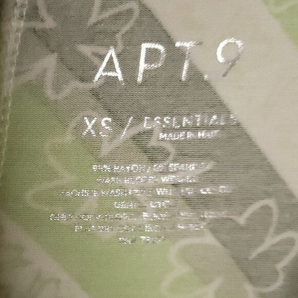 Apt. 9 Womens Green Striped Shamrock St. Patrick's Day Tank Top XS - Picture 4 of 4